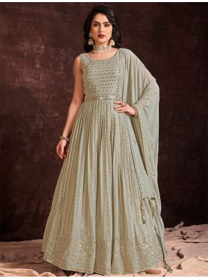 pista pure georgette ready to wear designer gown fabgo20198