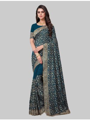 Rama Silk Designer Saree small FABSA20225