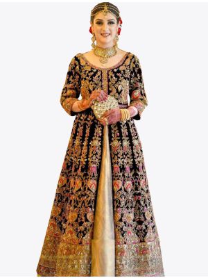 /kesari-exports/202012/black-velvet-bridal-gown---fabgo20043.jpg