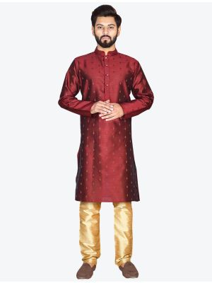 /pr-fashion/202009/maroon-jacquard-silk-men-kurta-with-pajama-fabme20021.jpg