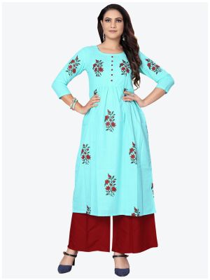 /theethnicworld/202101/sky-blue-cambric-cotton-kurti-fabku20169.jpg