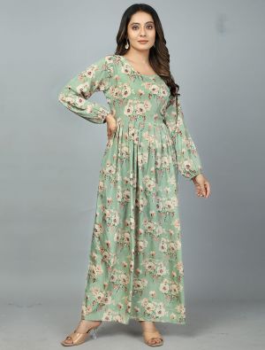 pista kasturi silk floral printed readymade gown fabgo20212