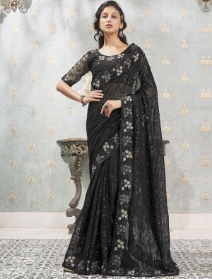 Buy online Printed Georgette Everyday Saree from ethnic wear for Women by  Ambaji for ₹319 at 72% off