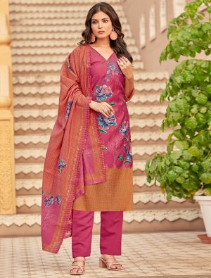 Coral Muslin Ready To Wear Salwar Kameez FABSL22205