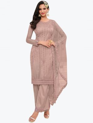 Pink Net Exclusive Designer Salwar Suit with Dupatta small FABSL21072