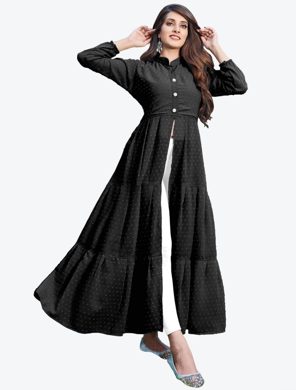 PARRA STUDIO VASTRAM VOL 6 RAYON DESIGNER BEAUTIFUL LOOK LONG KURTIS  WHOLESALE PRICE - Wholesaleyug | Kurta neck design, Long kurtis, Sleeves  designs for dresses