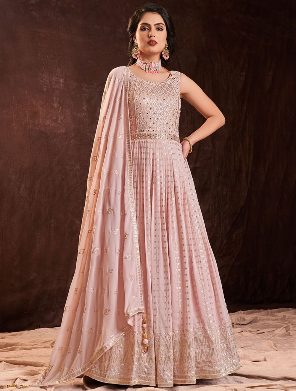 Buy latest gown Fabric online from Arudhhi Shop