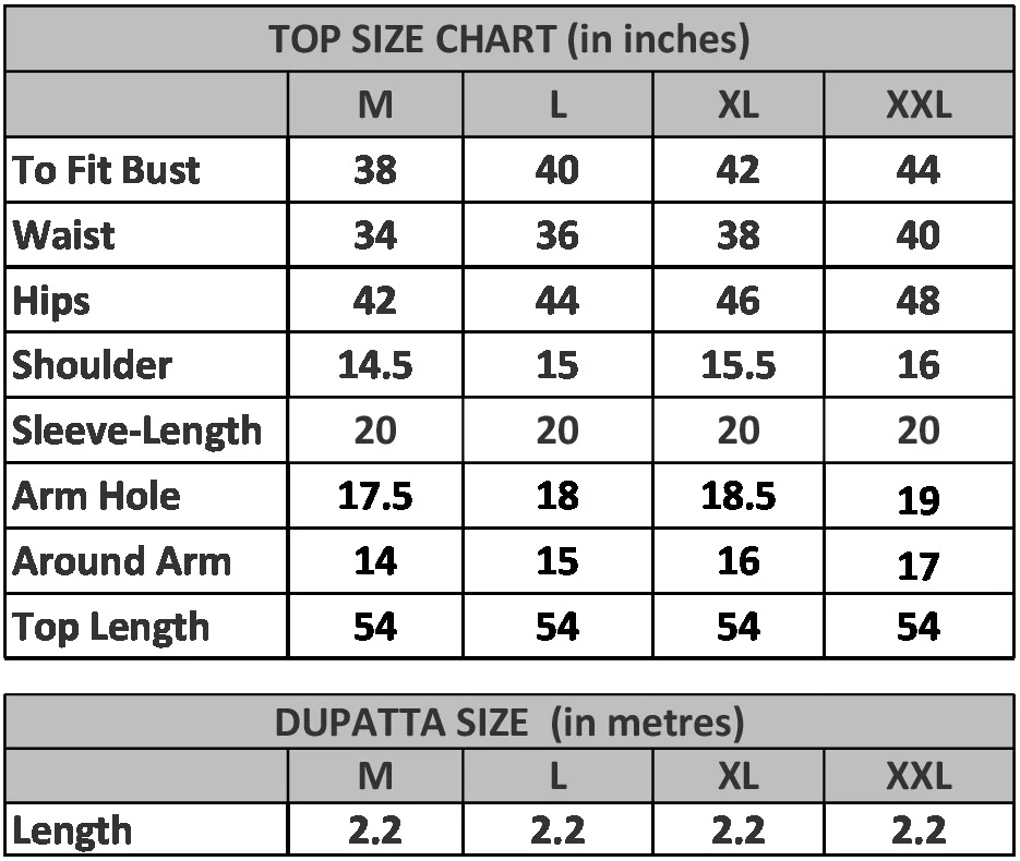 product dimensions